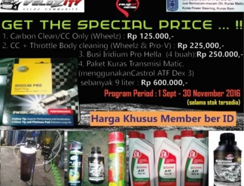 Promo Ganti Oli Transmisi Matic, Carbon Clean, Busi dari Toko Cahaya Maju