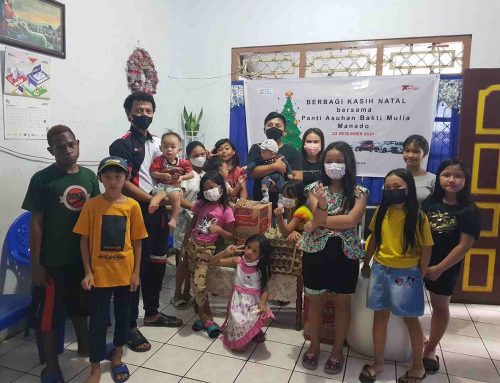 Velozity berbagi kasih Natal bersama adik-adik Panti Asuhan Bakti Mulia Manado